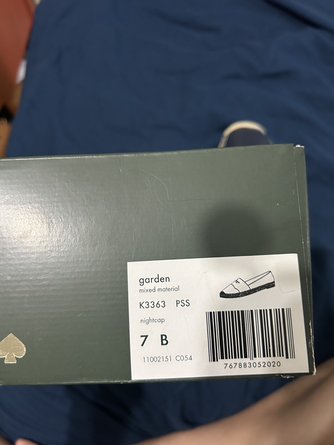 Kate Spade New York Women's Size 7B Navy Blue Espadrilles - photo 2