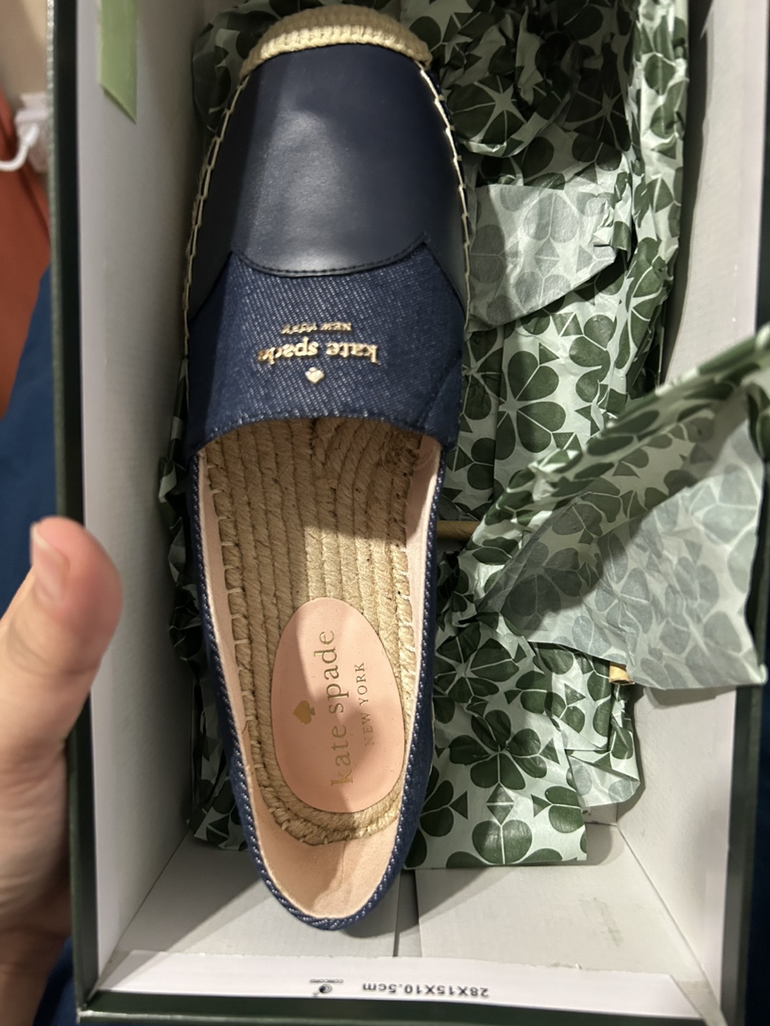 Kate Spade New York Women's Size 7B Navy Blue Espadrilles - photo 4