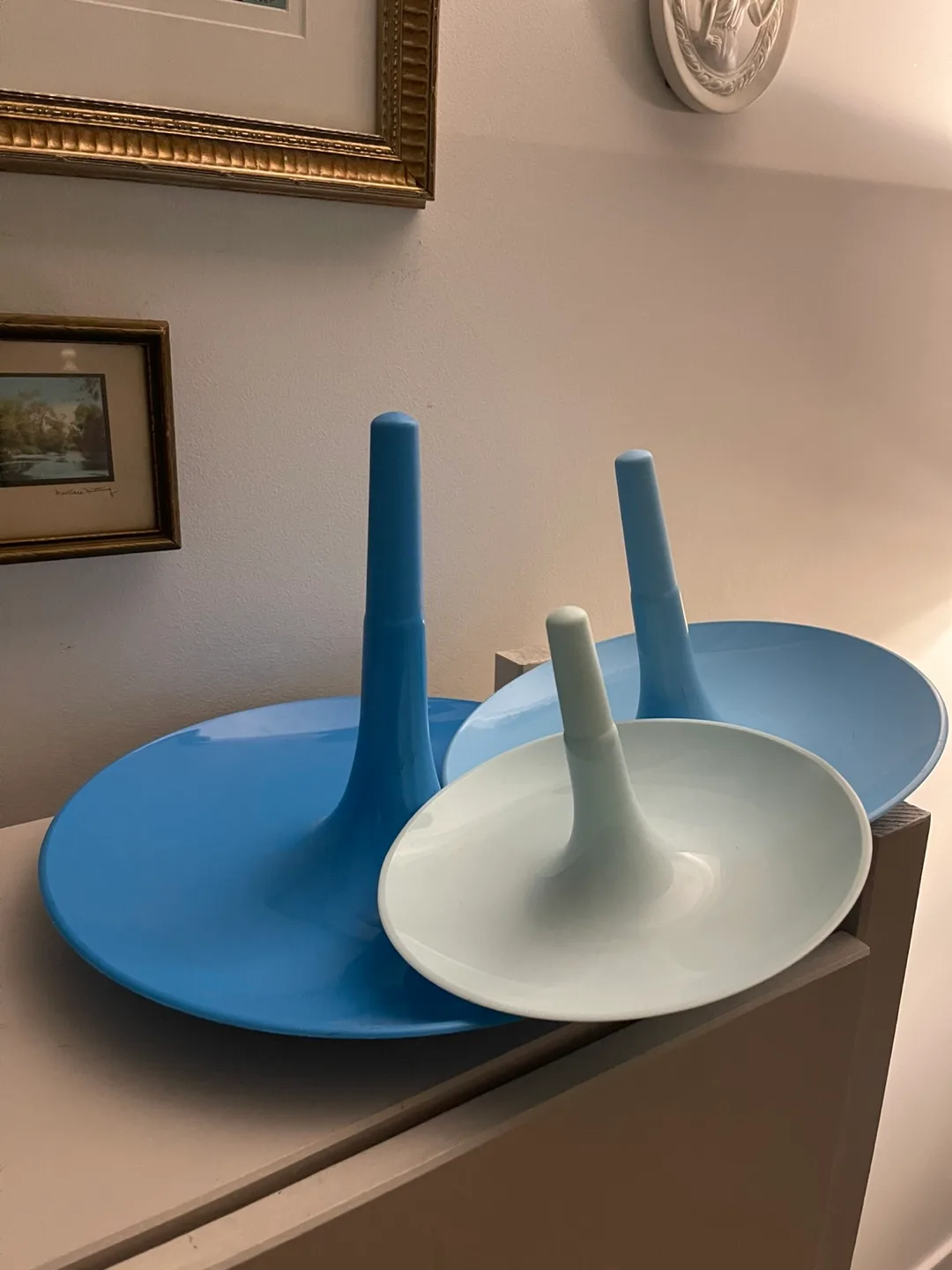 Koziol 3-Tiered Serving Stand - Pastel Blue & White image indicator(5)