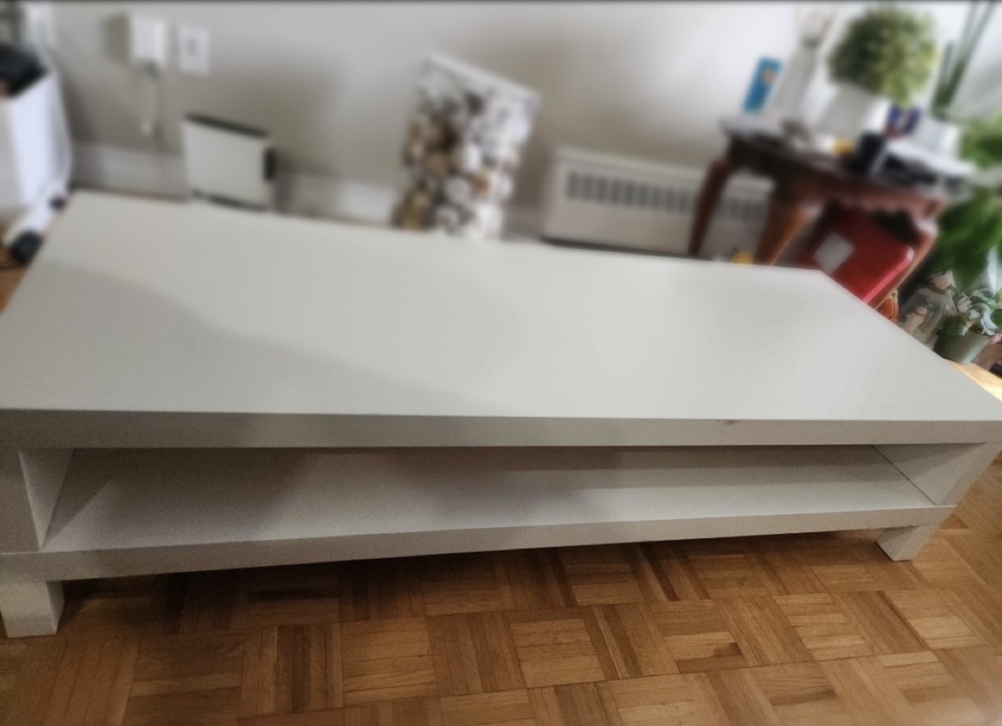 White TV Stand