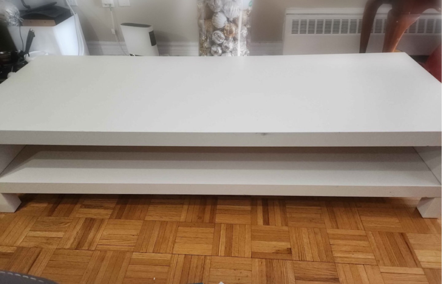 White TV Stand - photo 2
