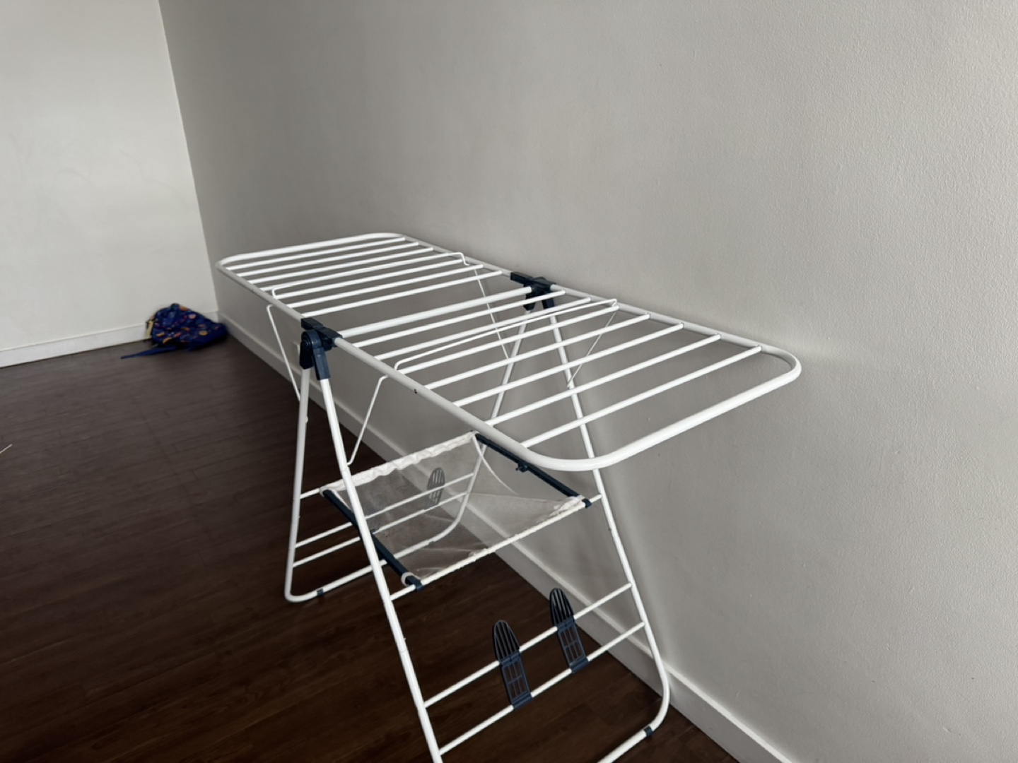 White Foldable Clothes Drying Rack