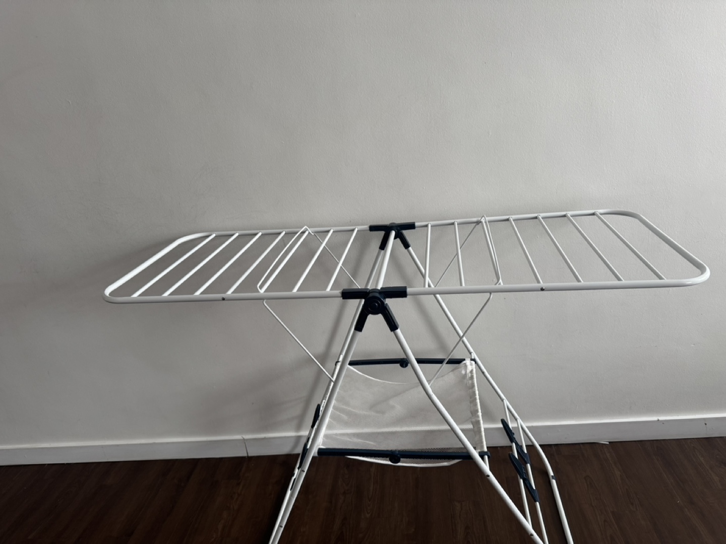 White Foldable Clothes Drying Rack - photo 3