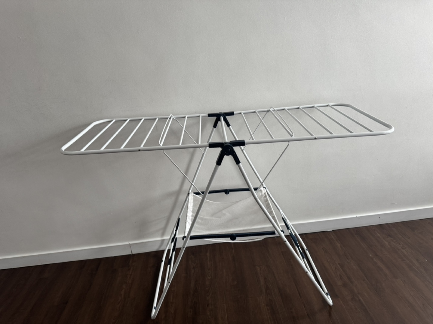 White Foldable Clothes Drying Rack - photo 4