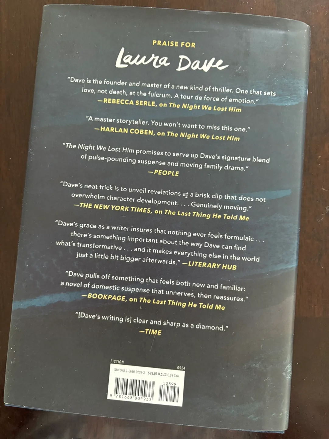 The Night We Lost Him by Laura Dave - Hardcover Novel image indicator(2)