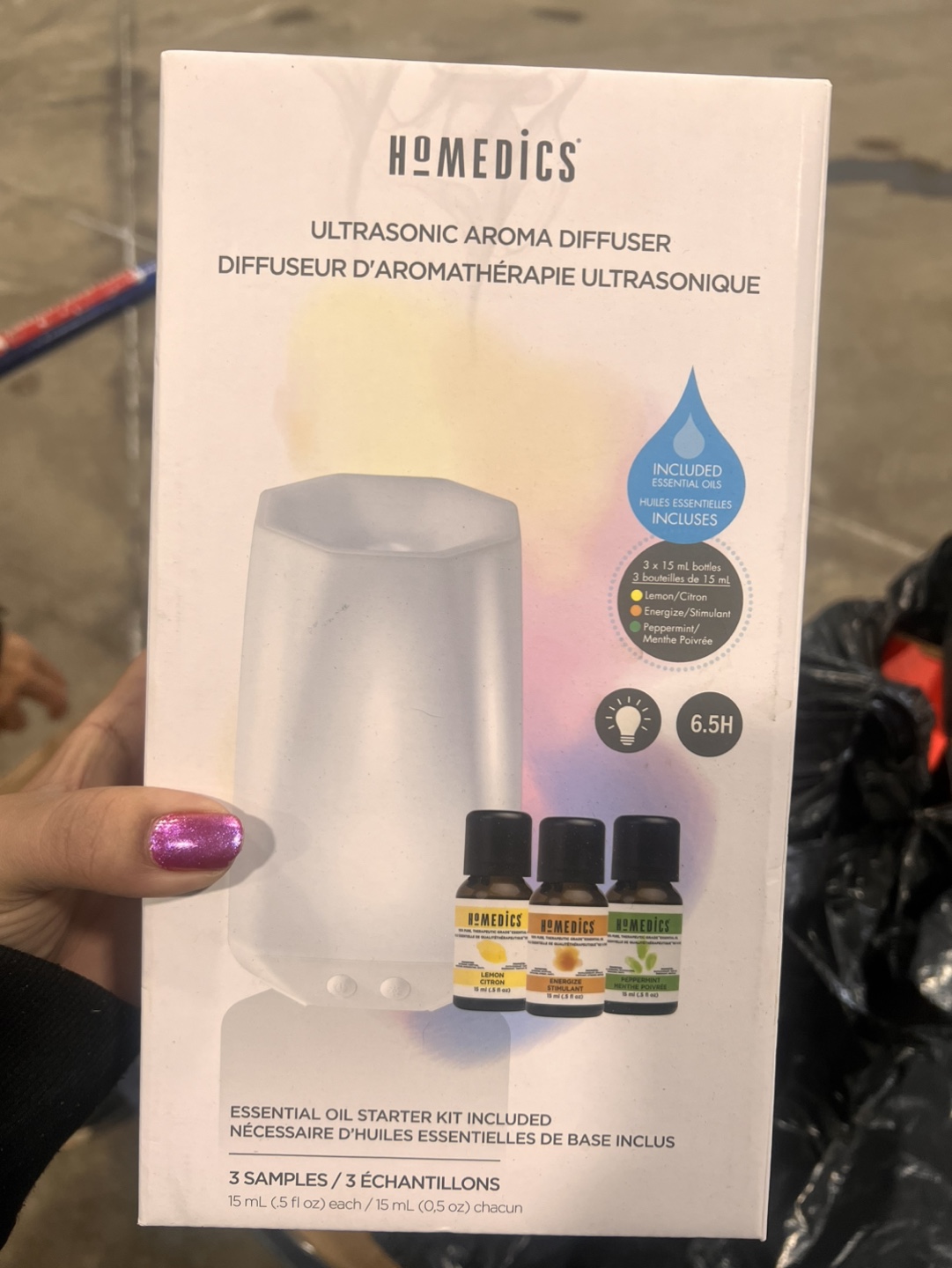 Homedics Aroma Diffuser with Essential