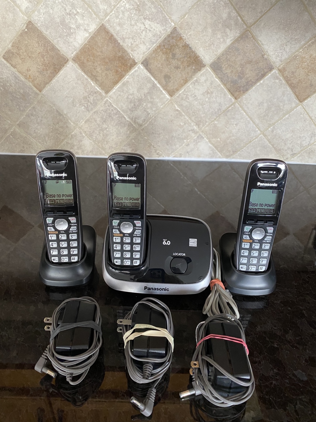 Panasonic 3-Handset Cordless Phone System