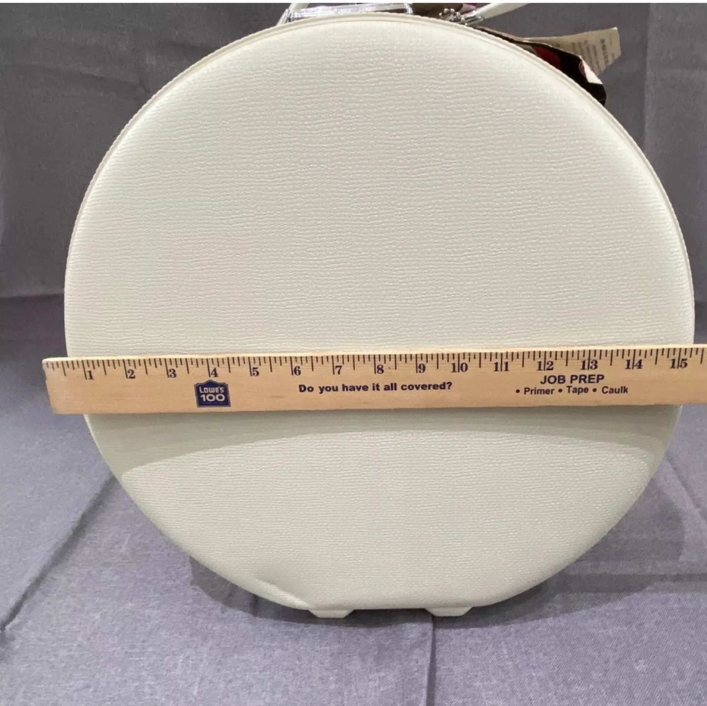 Vintage Lady Sunbeam Round Hair Dryer Carry Case image indicator(3)