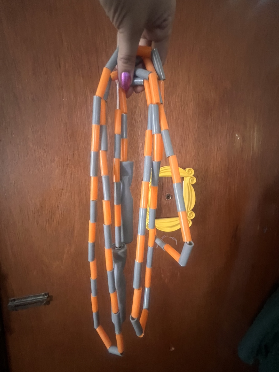 Orange and Grey Jump Rope