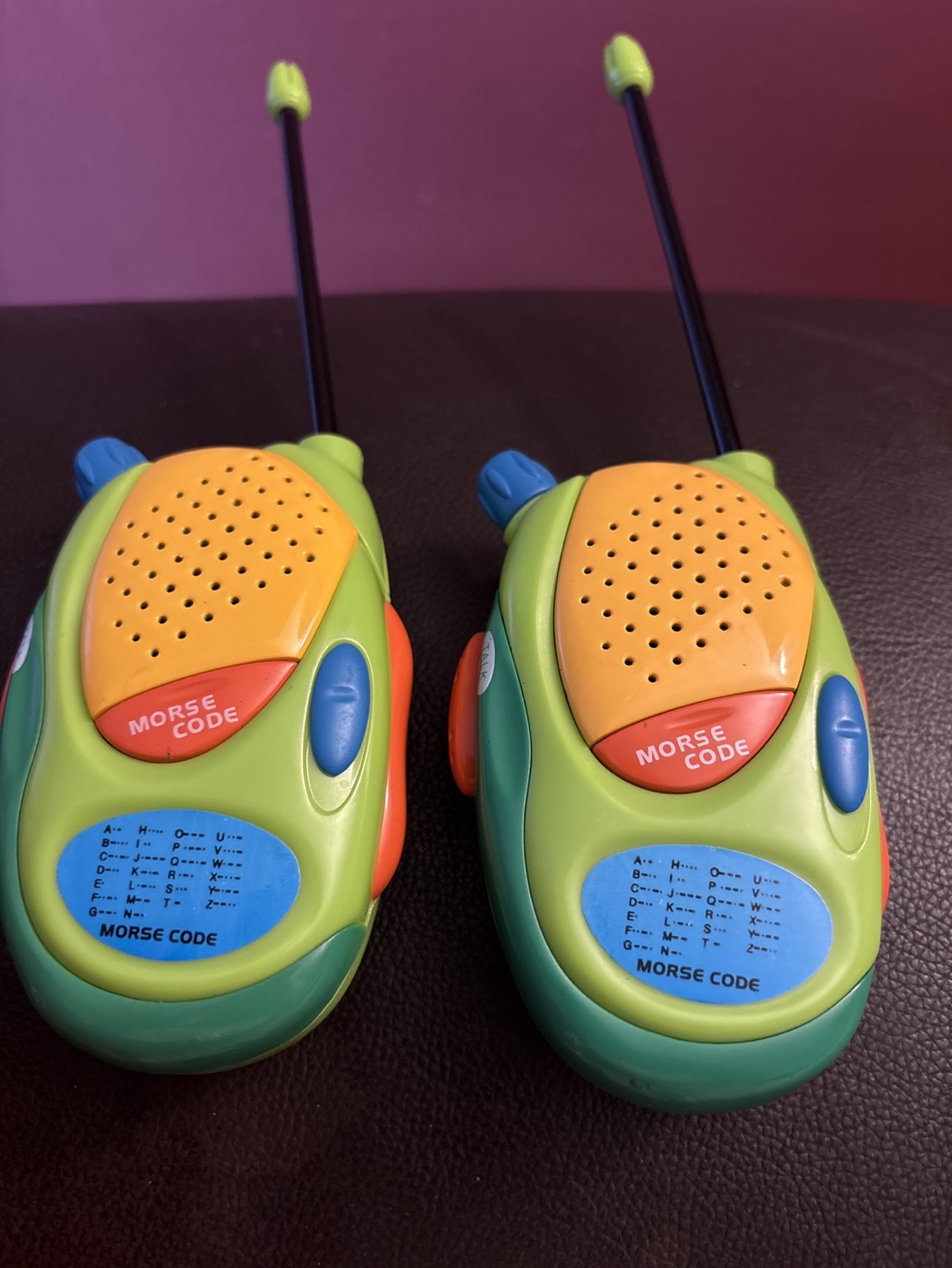 🏈 Kids Walkie Talkies - Morse Code Learning Toy