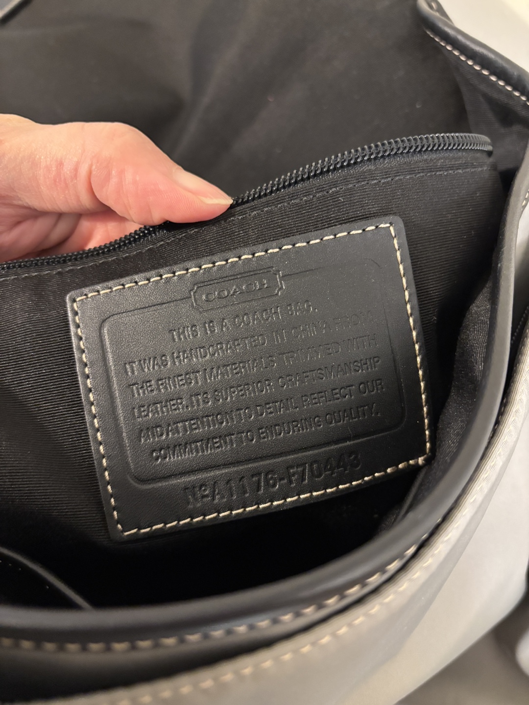 Coach Grey Messenger Bag - photo 3