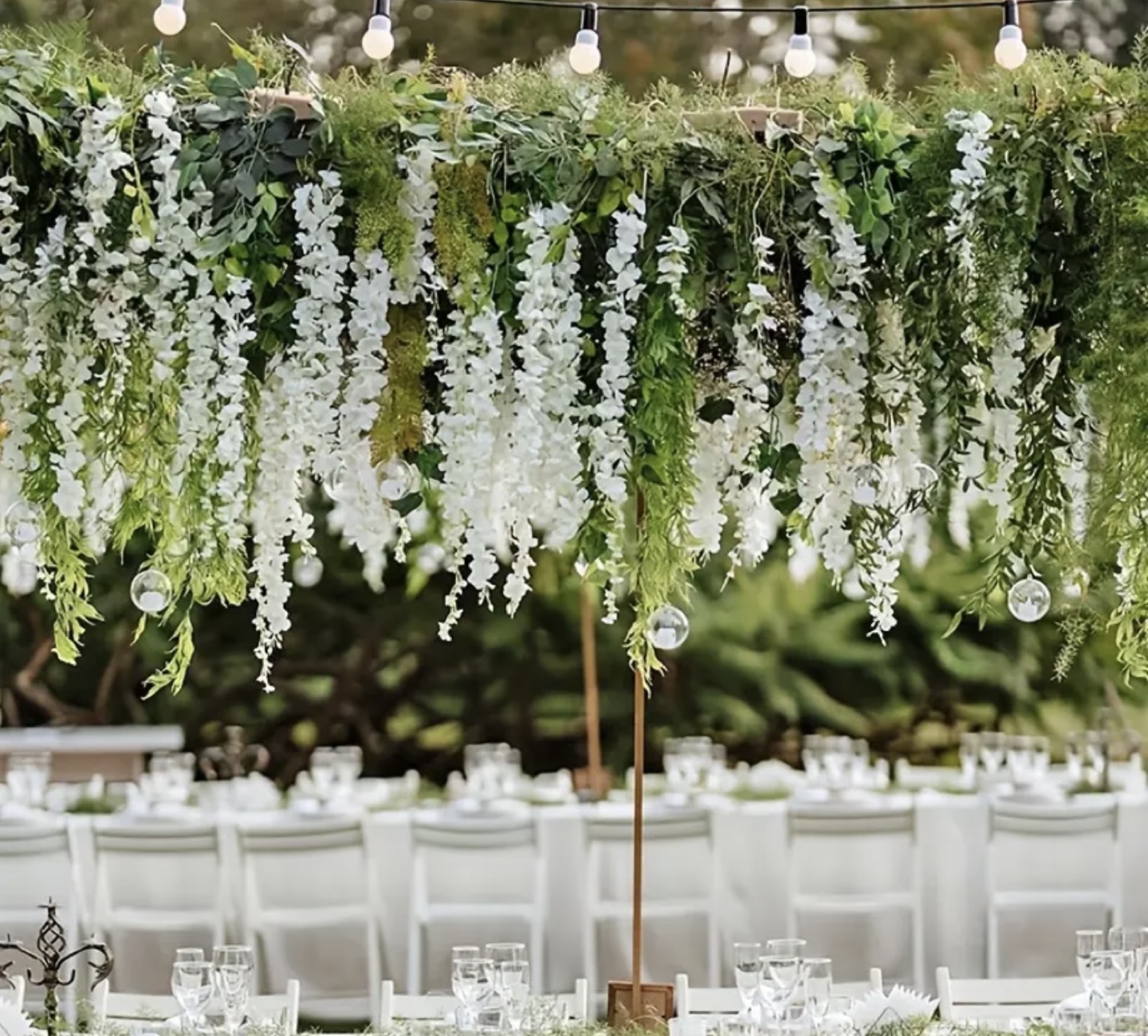 Artificial Wisteria Vines - Wedding Decor - 45 inch - photo 2