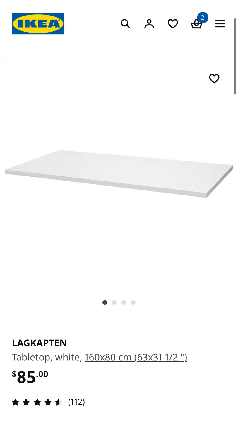 Two IKEA Desks & Drawer Sets - photo 4