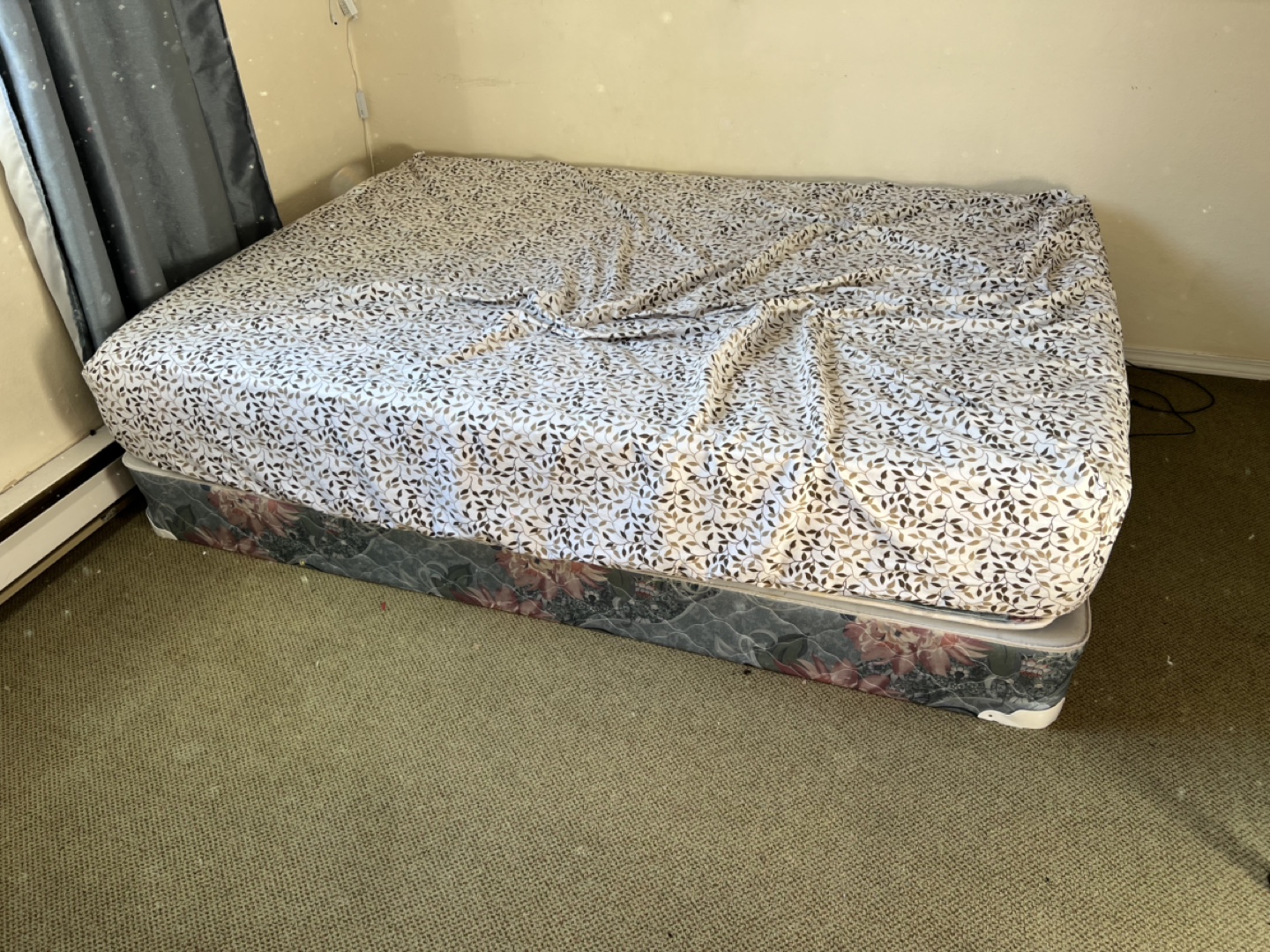 Pillow top Double Bed Frame and Mattress Set