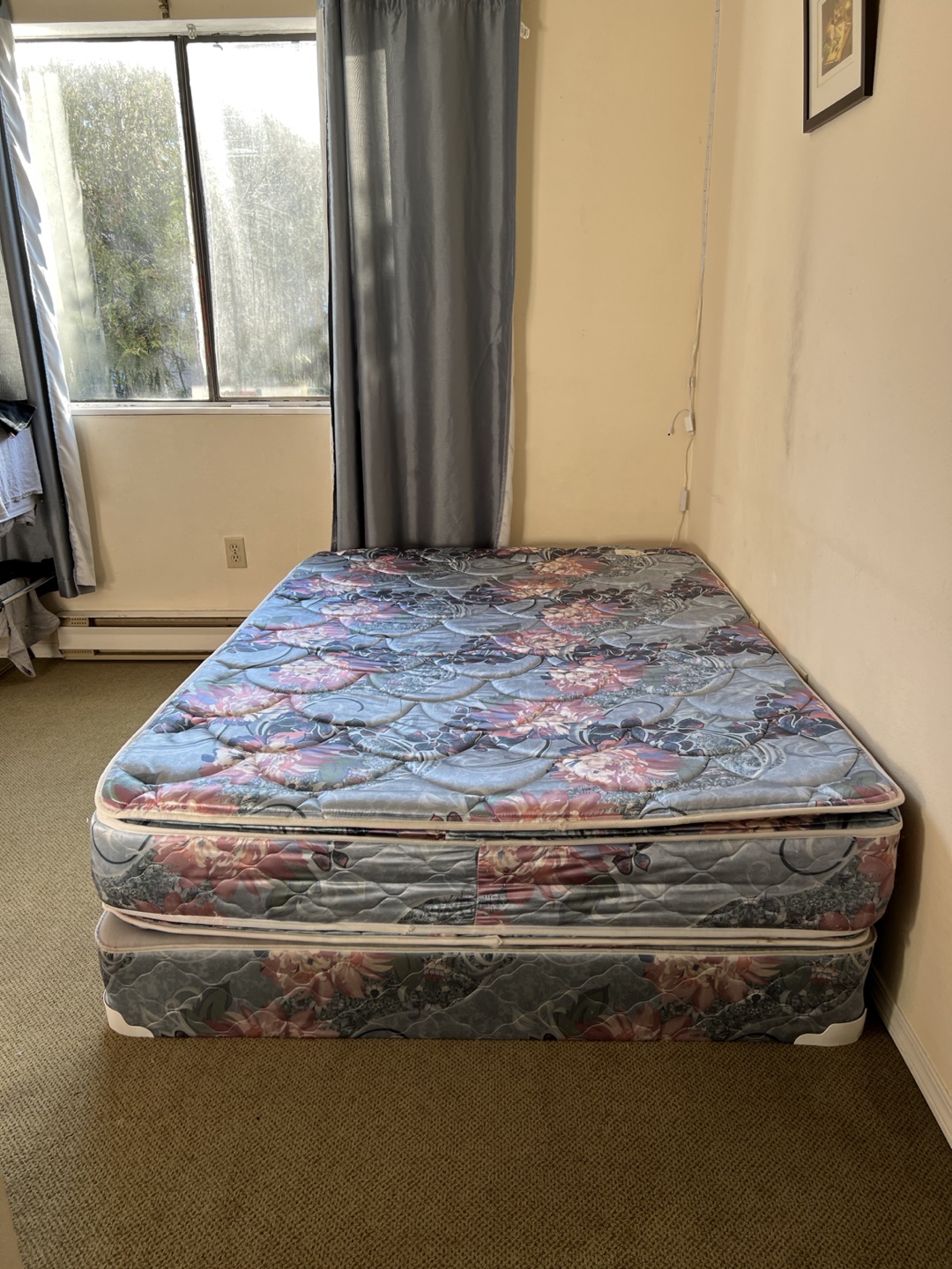 Pillow top Double Bed Frame and Mattress Set - photo 2
