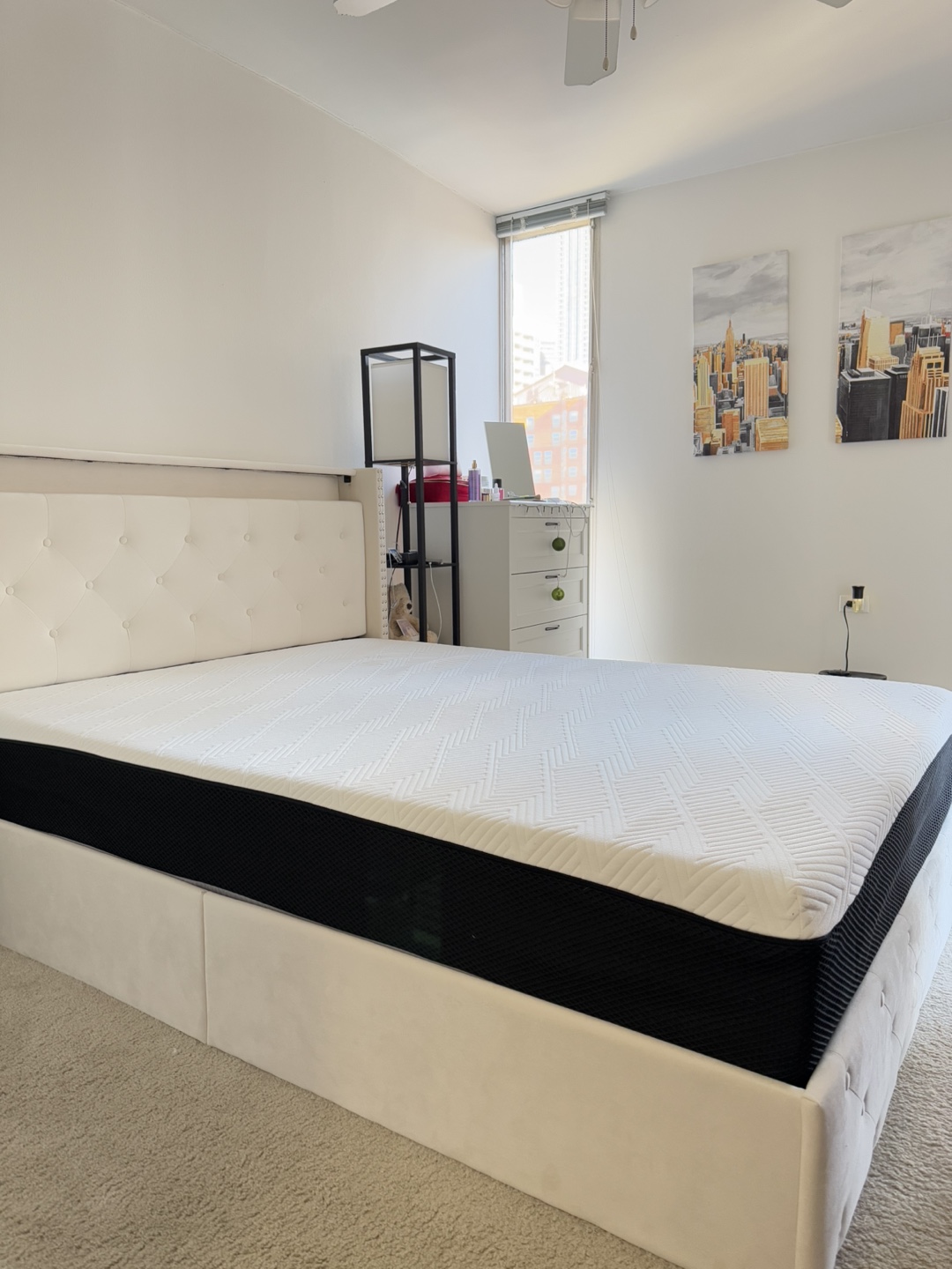 Bed frame queen and mattress - photo 2