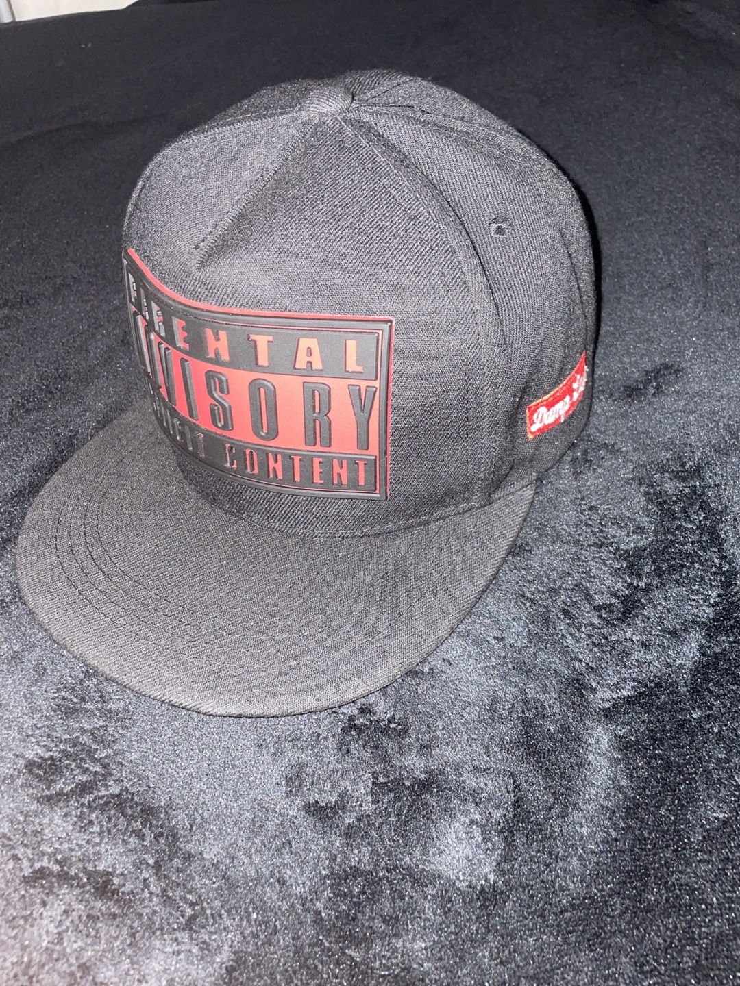 Parental advisory explicit content hat (color black)adjustable - photo 3