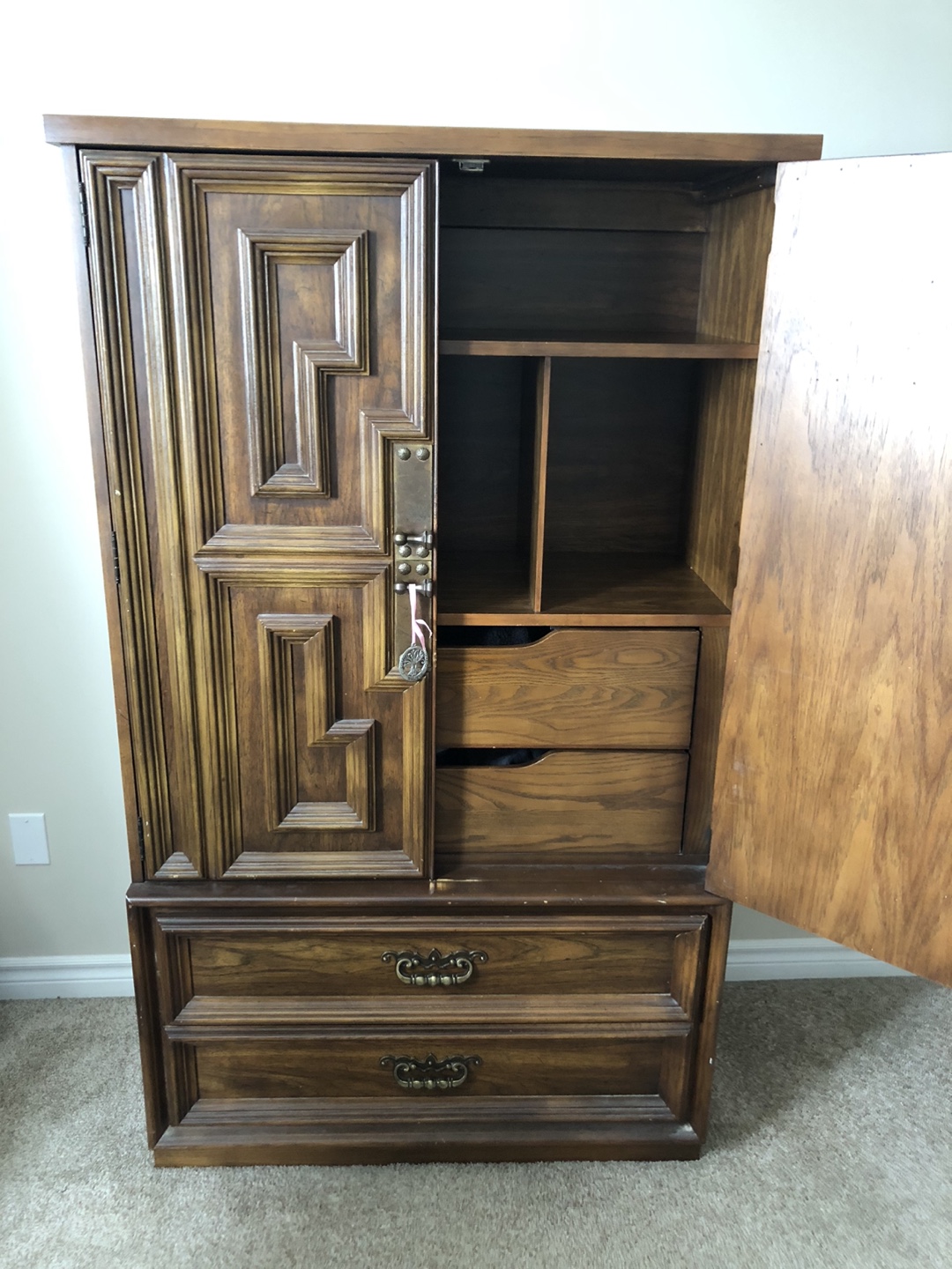 Solid Oakwood Armoire - photo 3