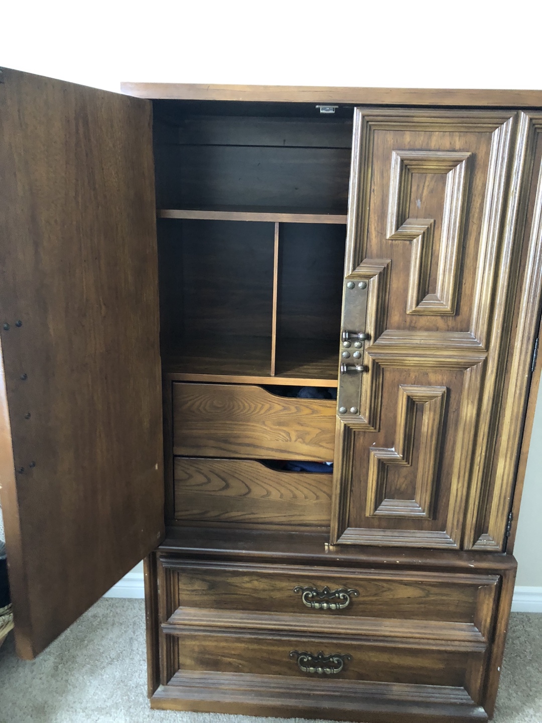 Solid Oakwood Armoire - photo 2