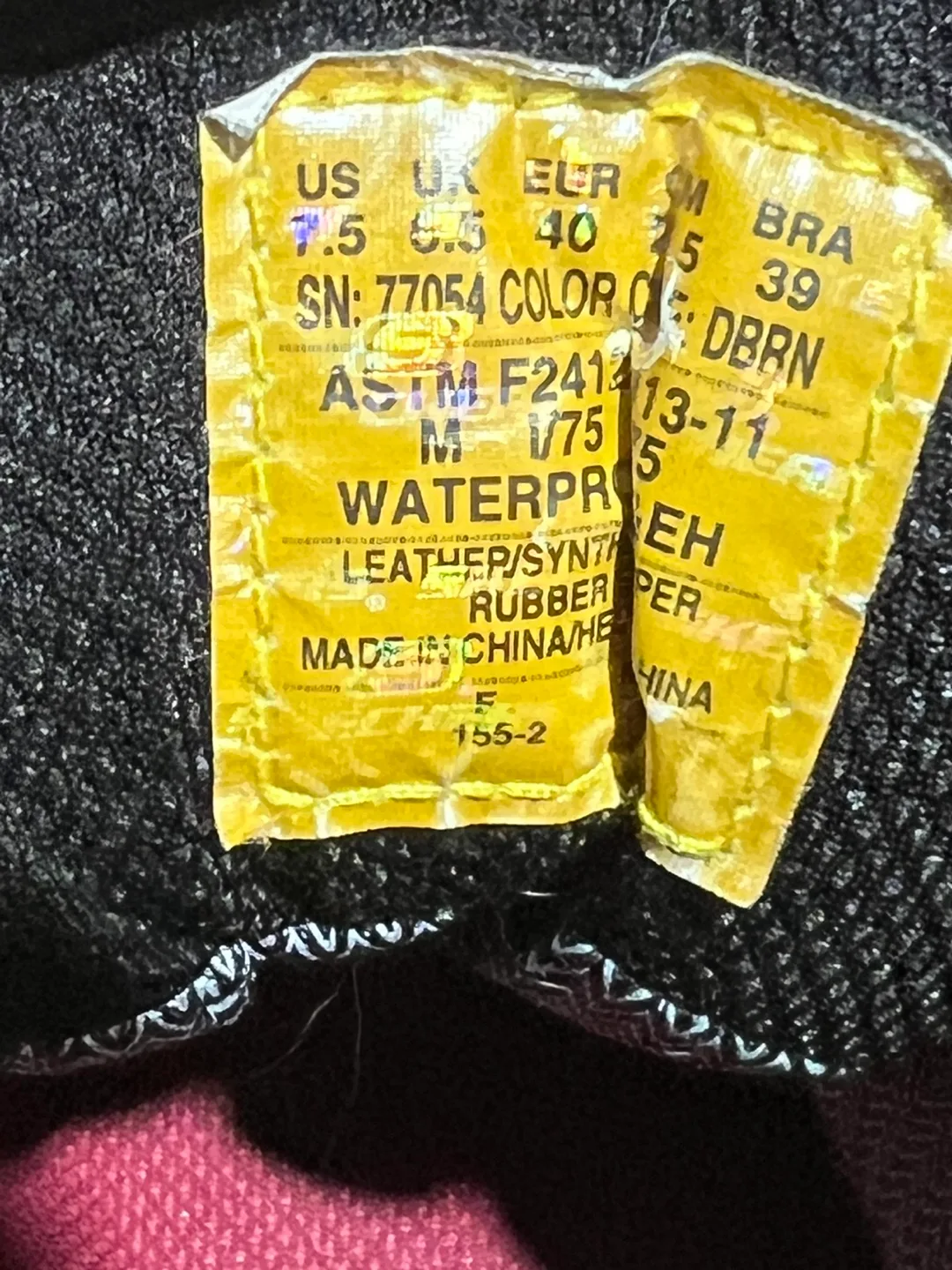 🏈Skechers Men's Size 7.5 Waterproof Steel Toes image indicator(5)