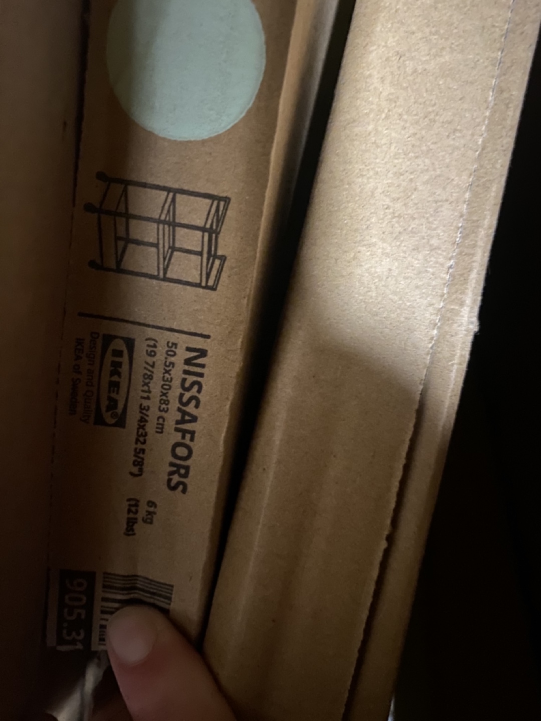 IKEA NISSAFORS 3-Tier Rolling Cart - Light Green - photo 4