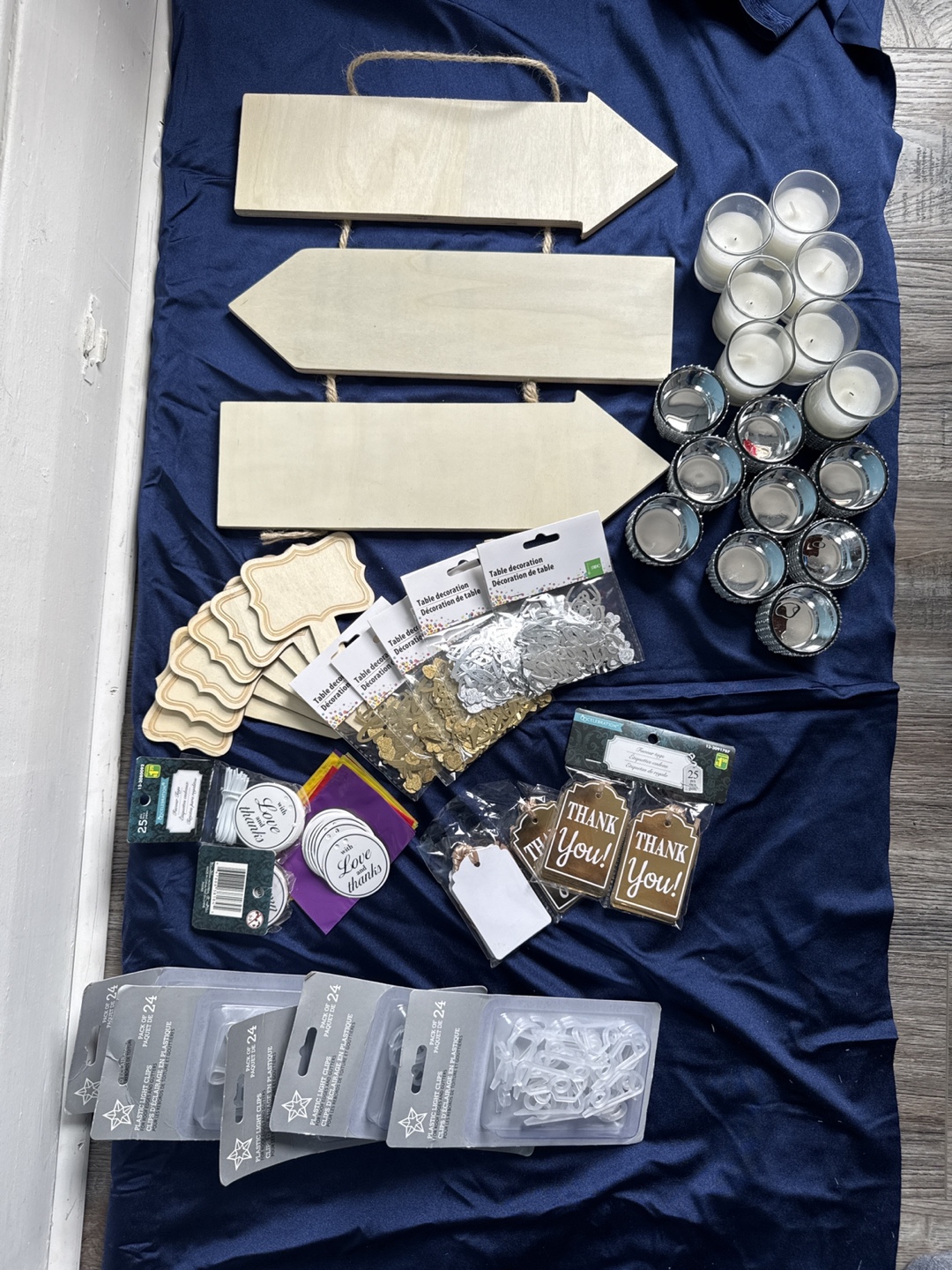 Wedding/Party Decor Bundle: Arrows, Candles, Tags & More!
