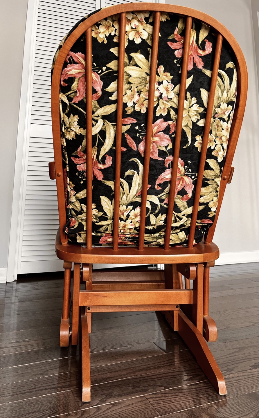 Vintage Wooden Rocking Glider Chair - photo 3