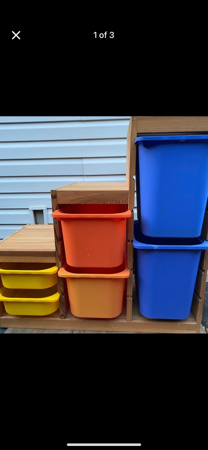 Ikea Trofast Unit with Bins included - photo 5
