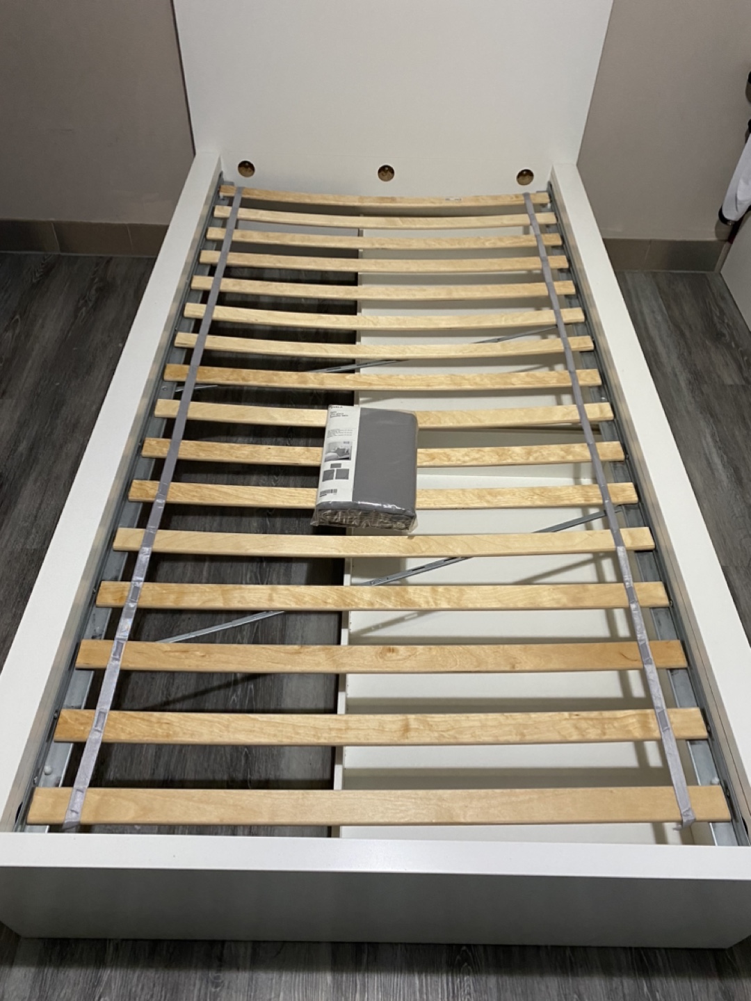 IKEA MALM White Twin Bed Frame with 2 Drawers - photo 2