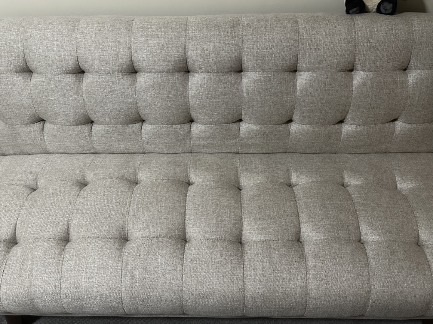 Beige Futon Sofa Bed - photo 2