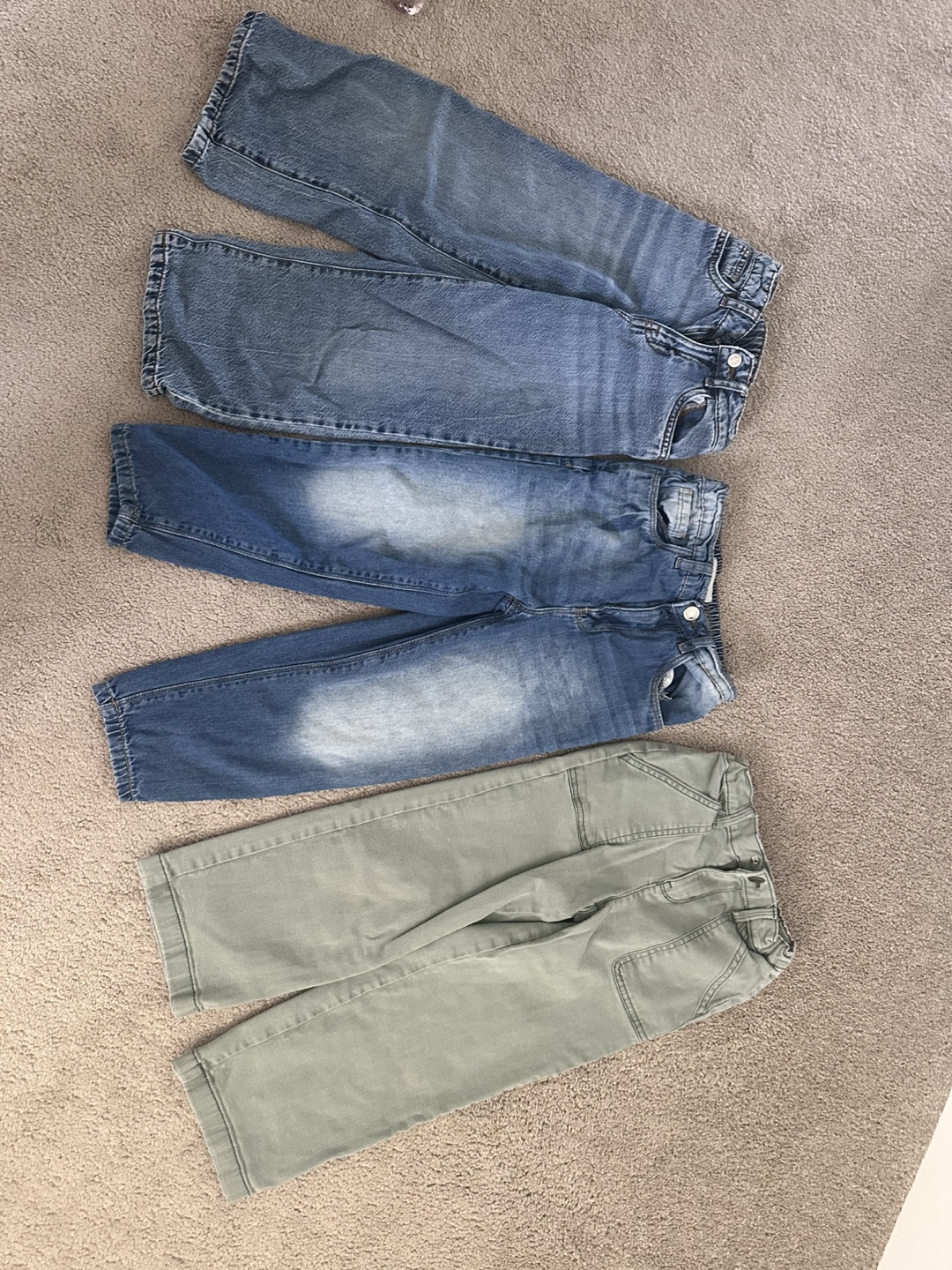 Bundle of 4 pairs of girls jeans size 6