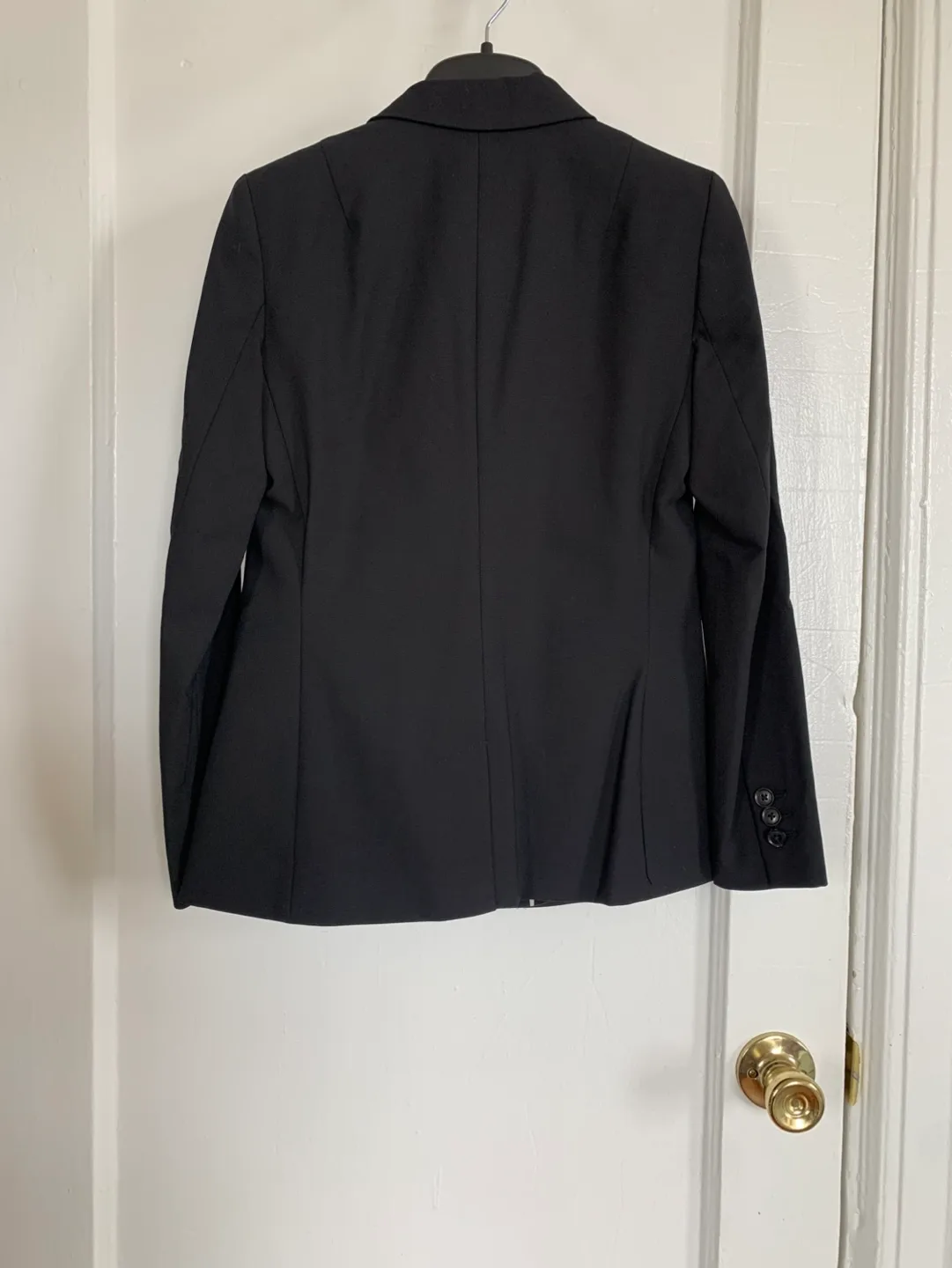 NWT Banana Republic Black Wool Blazer image indicator(7)