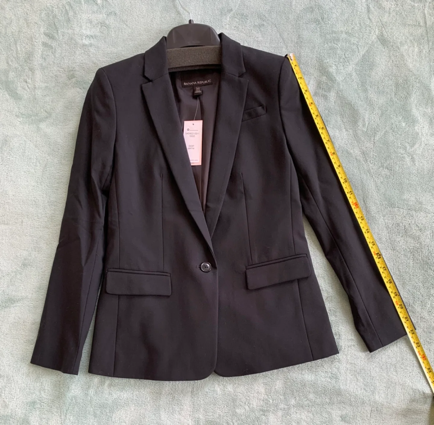 NWT Banana Republic Black Wool Blazer image indicator(3)