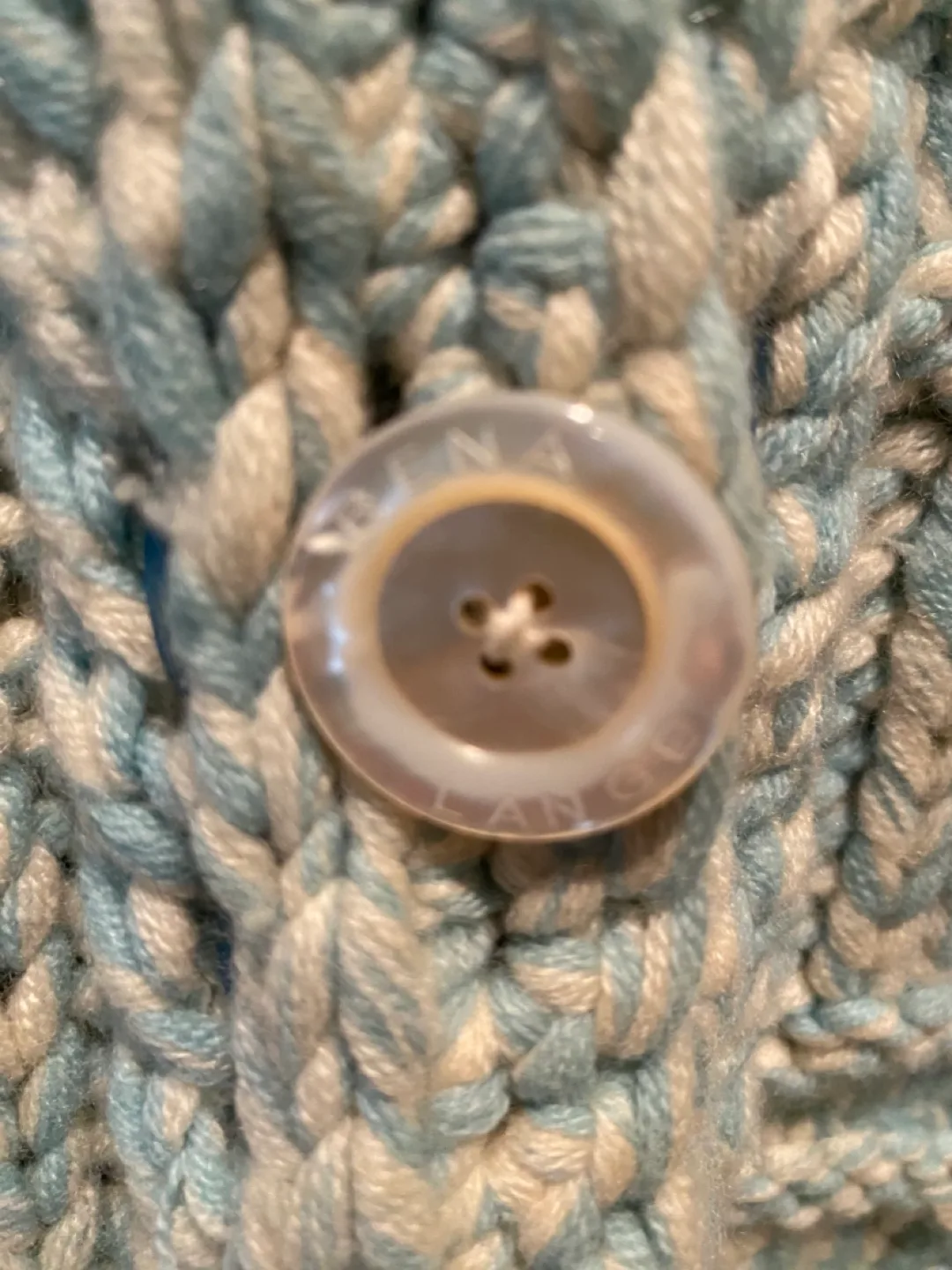 Rena Lange Blue and White vintage  🧶 Cardigan image indicator(4)