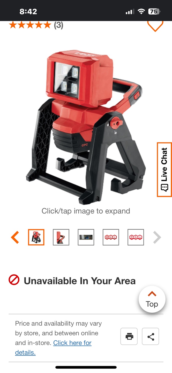 Hilt Tools LED Work Light - photo 3