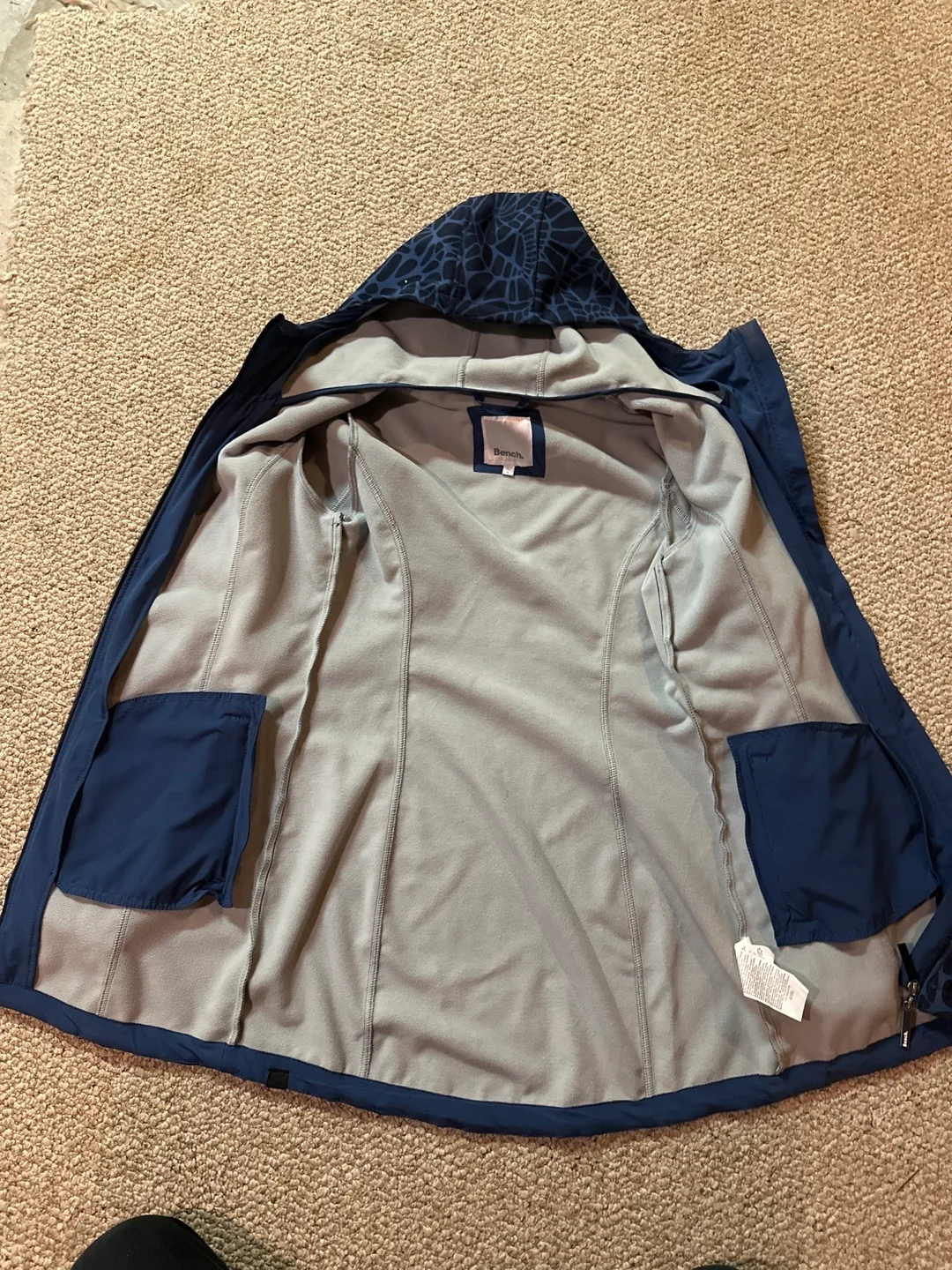 Bench Women's Size Large Blue Softshell Jacket image indicator(5)