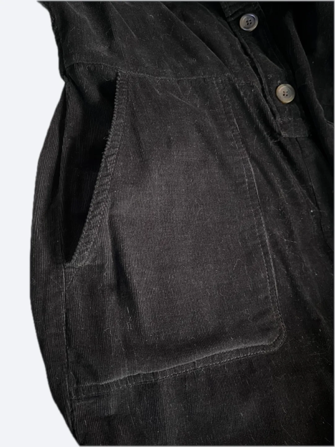 Joe Fresh Black Corduroy Jumpsuit image indicator(4)