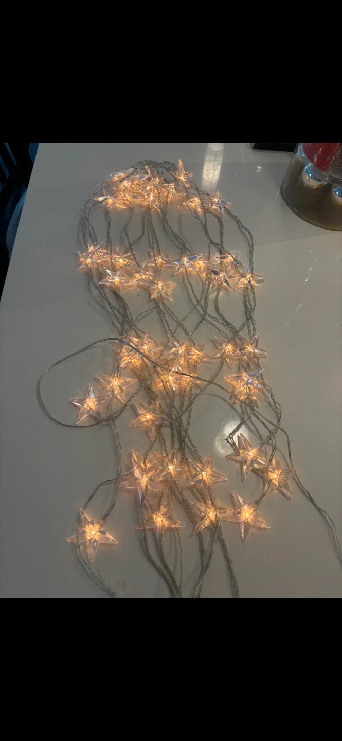 IKEA STRÅLA LED String Lights Star Curtain image indicator(3)