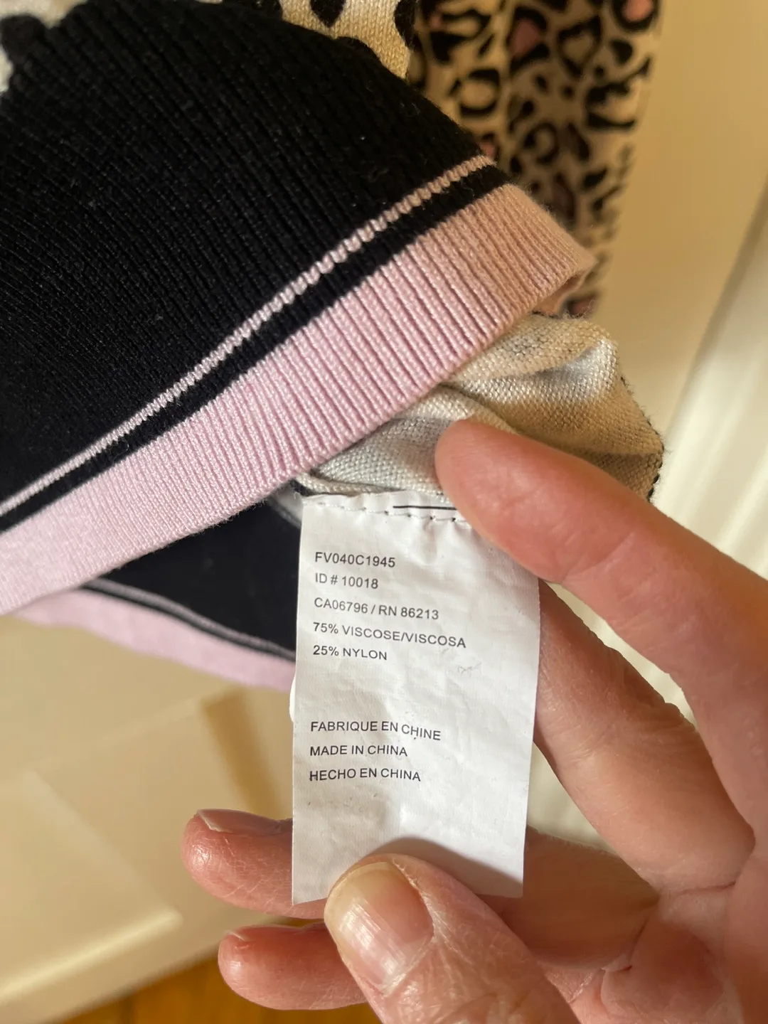 🏈Tristan Leopard Print Knit Sweater P/S image indicator(3)