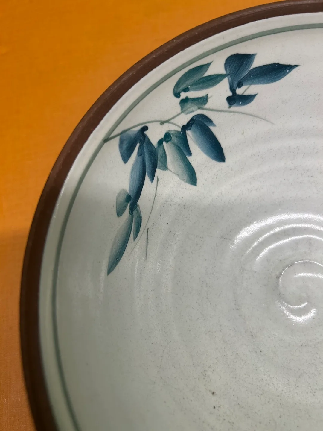 Mark Rossier Pottery hand painted red ware bowl image indicator(4)