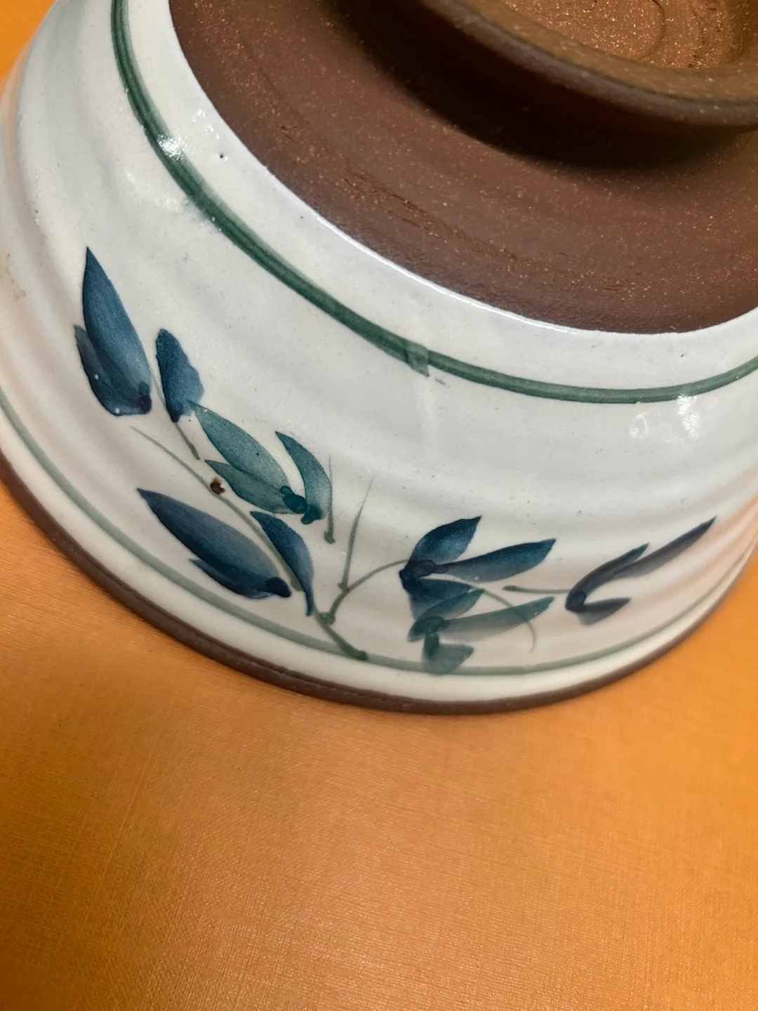 Mark Rossier Pottery hand painted red ware bowl image indicator(5)