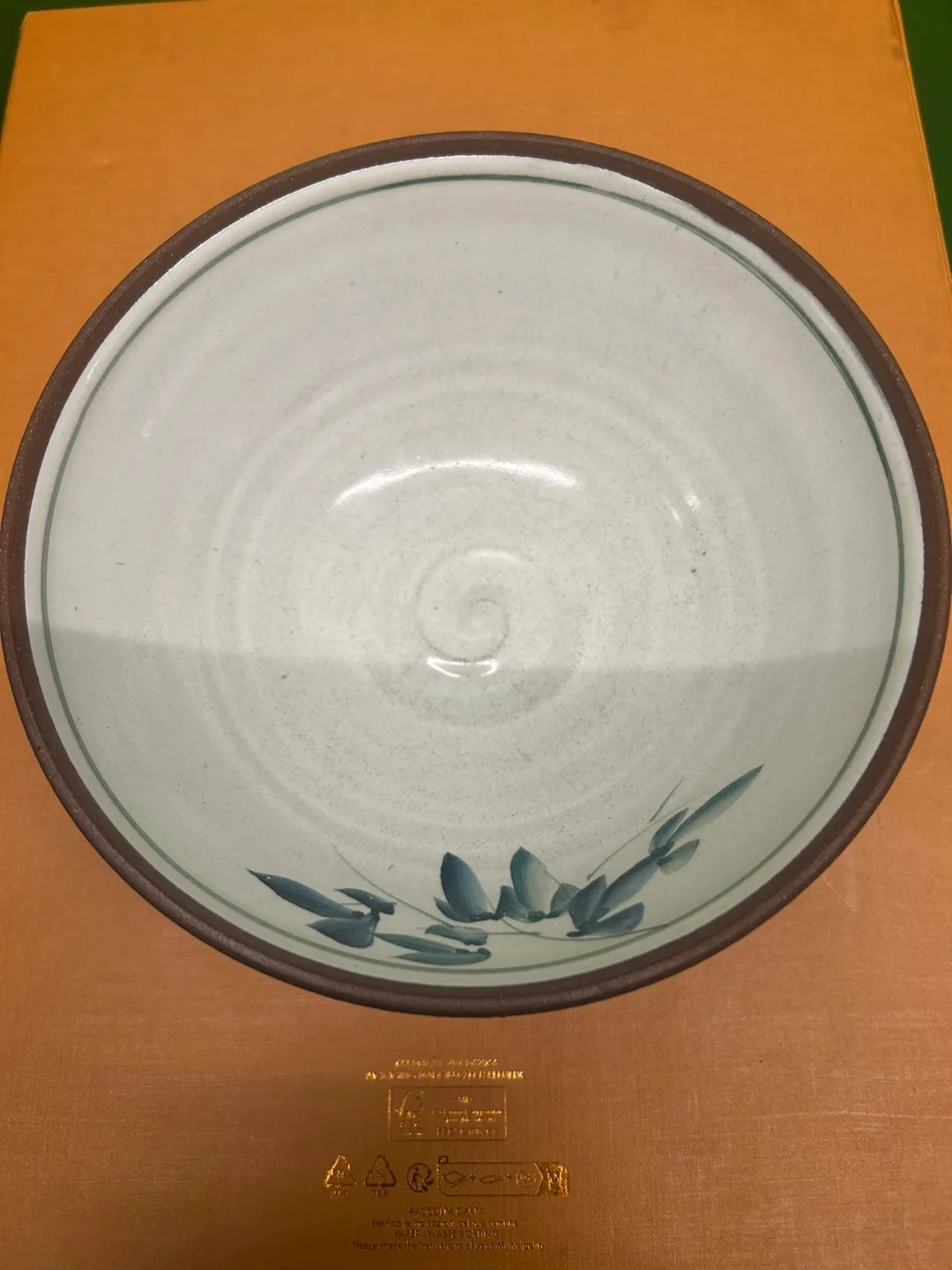 Mark Rossier Pottery hand painted red ware bowl image indicator(3)