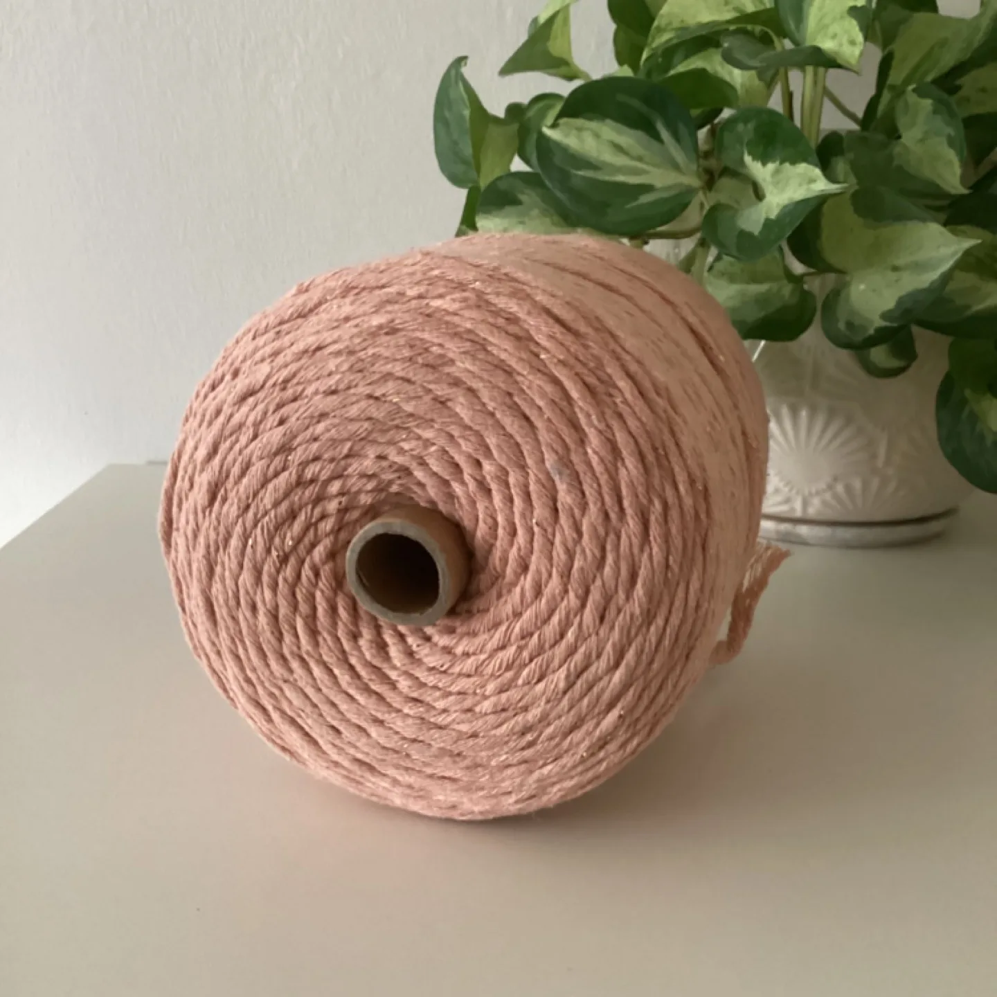 Rose Gold 3mm Cotton Cord Macrame Cord 🏈 image indicator(2)