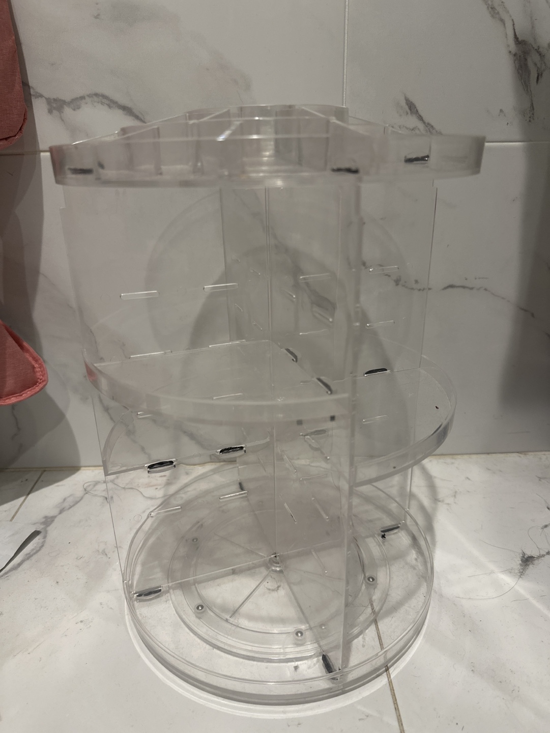 🏈 Rotating Clear Acrylic Cosmetic Organizer