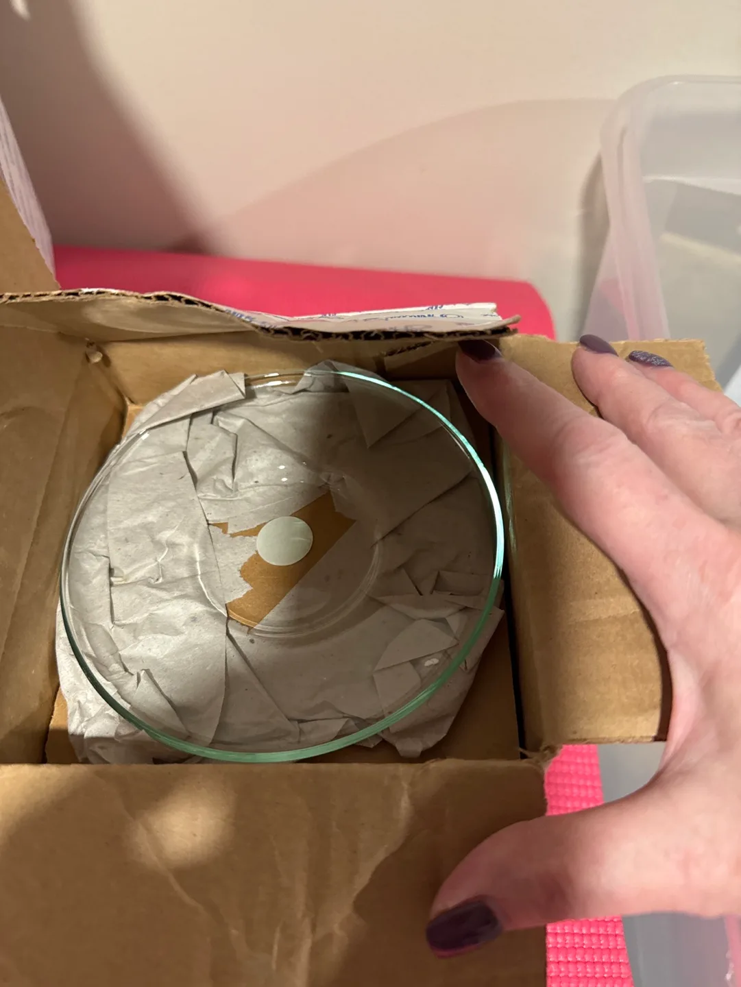 Princess House Crystal Teacup and Saucer image indicator(4)