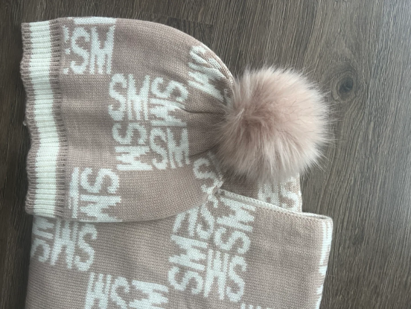 Steve Madden Cozy Knit Hat and Scarf Set image indicator(3)