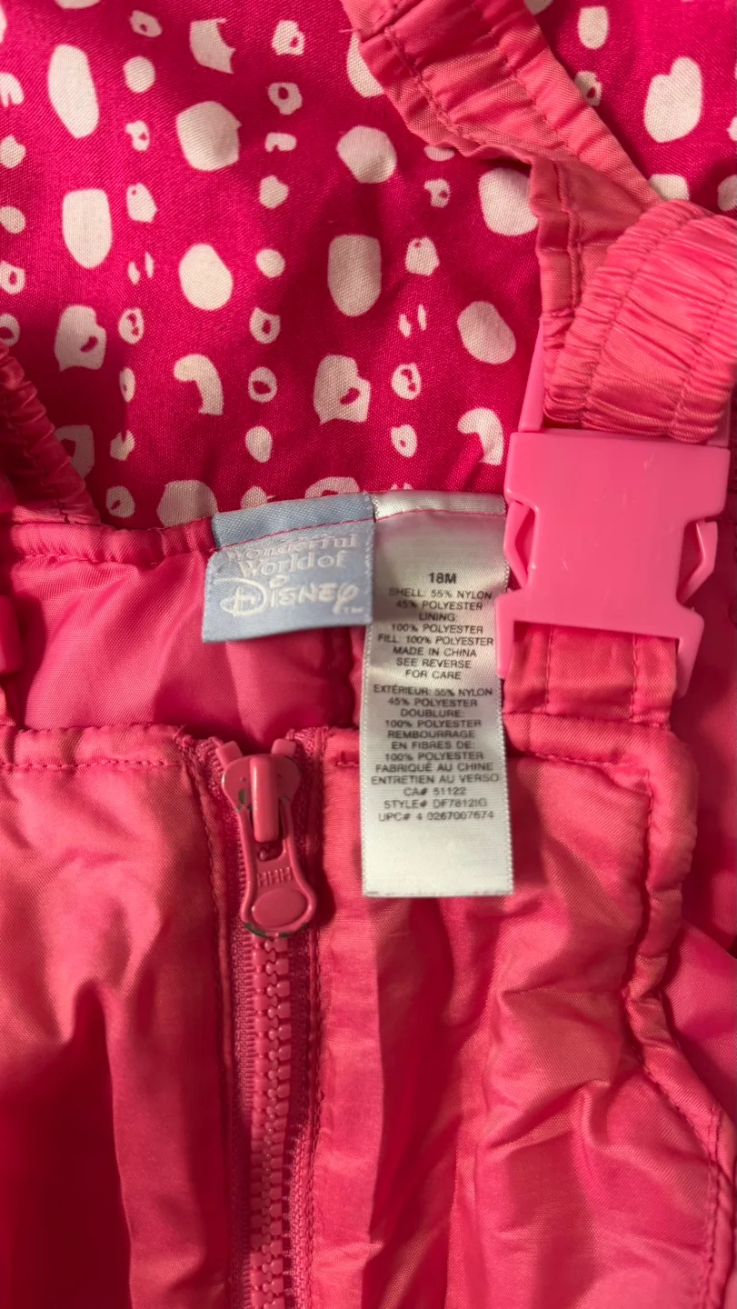 Pink Disney Baby Snow Pants - Size 18M 🏈 image indicator(3)