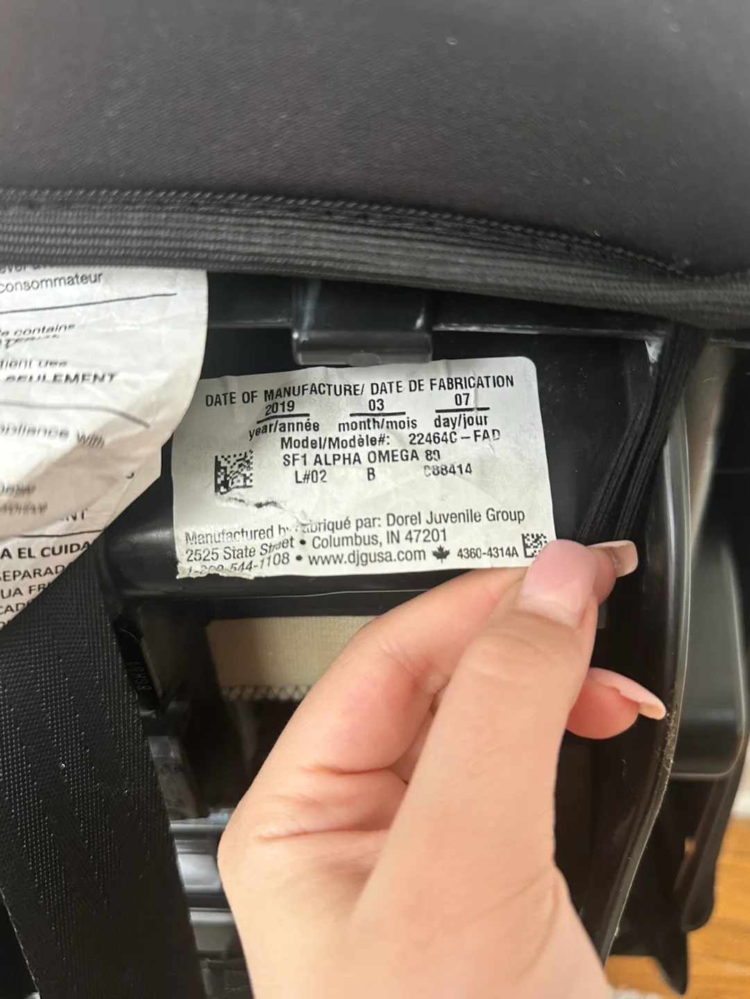 Convertible Car Seat image indicator(8)