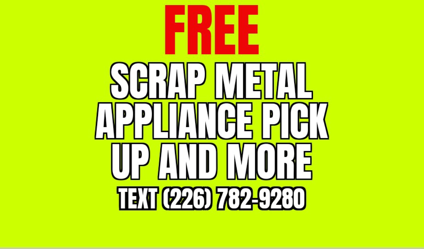 Scrap Metal Pick Up Service - Free! - photo 2