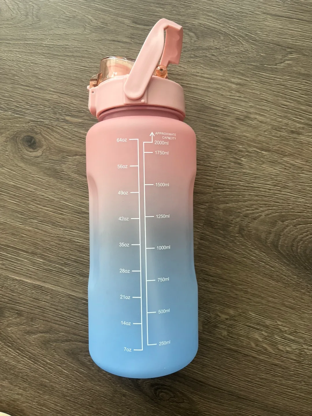 64oz Motivational Water Bottle with Time Markers image indicator(2)